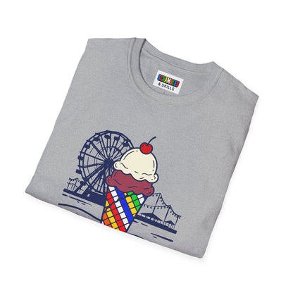 Rubik's Cube Shirt - Sweet Solves Unisex Graphic Softstyle T-Shirt| Fun Cubing Tee