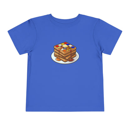 4x4 Waffles - Rubiks Cube Toddler Short Sleeve T-Shirt