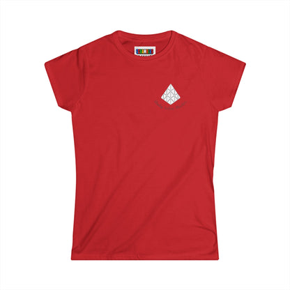 Pyraminx Doodle (Subtle) Women's Softstyle T-Shirt