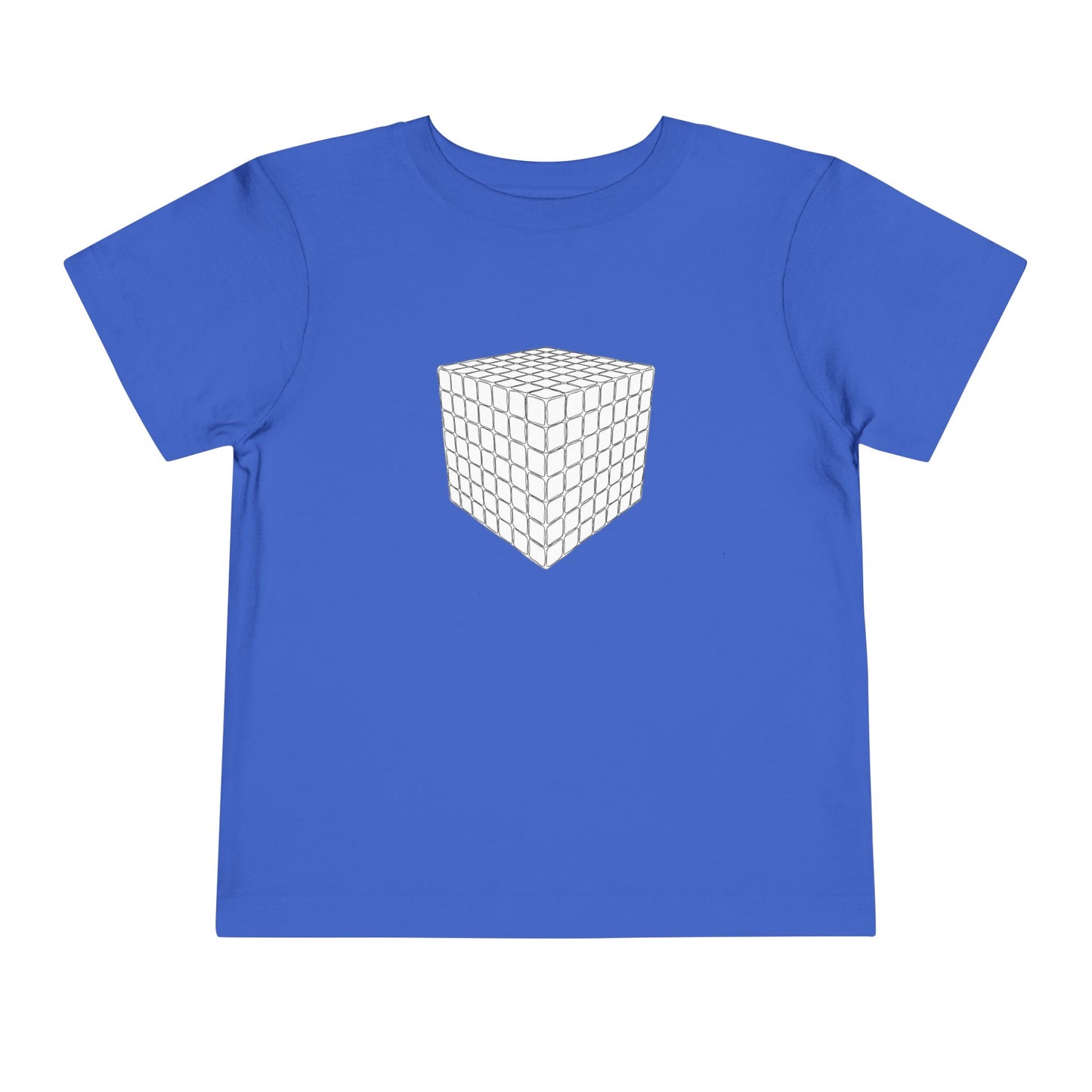 7x7 Doodle  - Rubik's Cube Art Toddler Short Sleeve T-Shirt