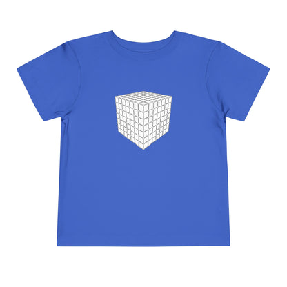 7x7 Doodle  - Rubik's Cube Art Toddler Short Sleeve T-Shirt