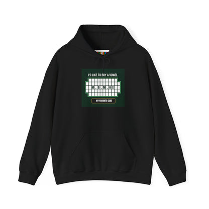 Megaminx Vowel - Rubik's Cube Art Unisex Heavy Blend™ Hooded Sweatshirt
