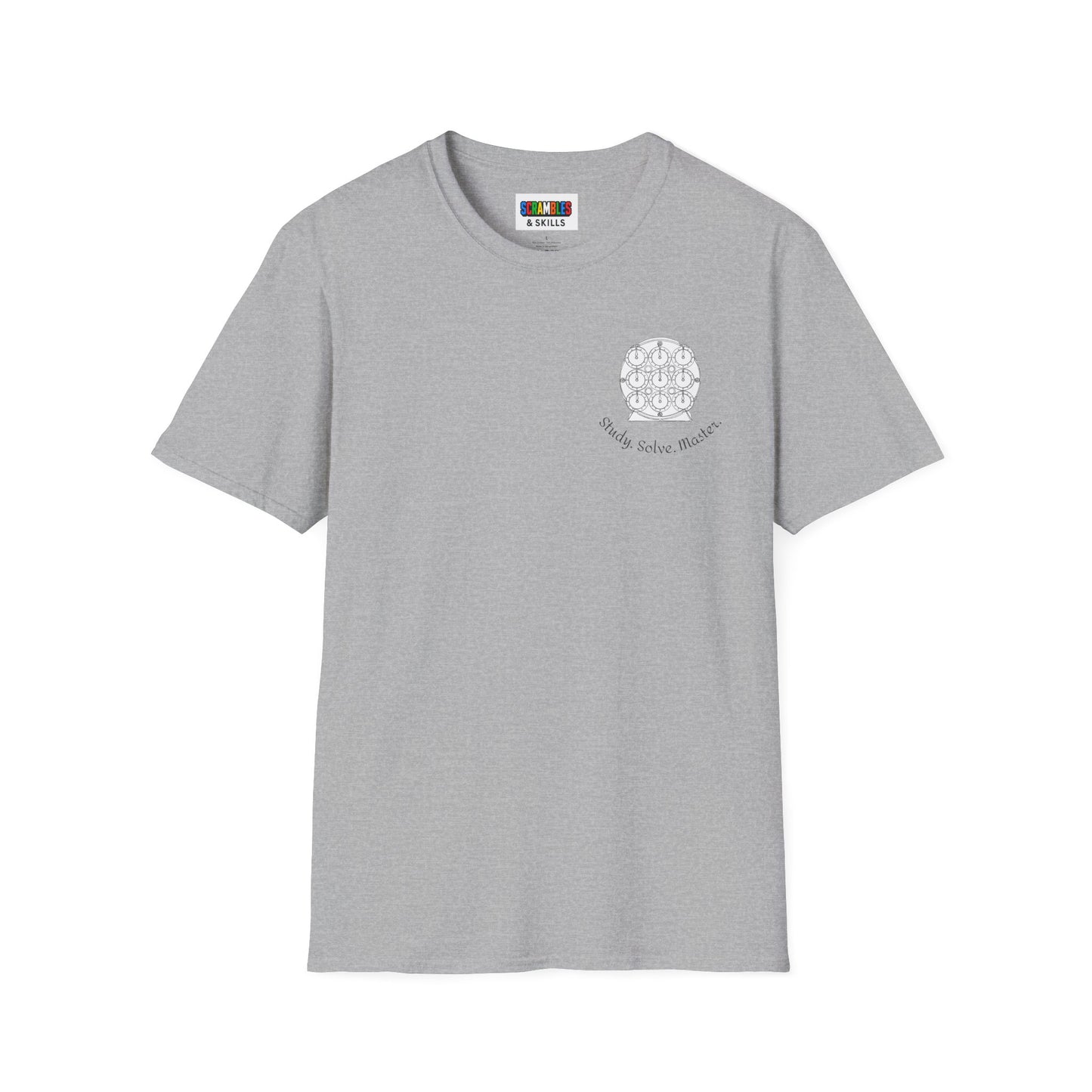 Clock Doodle (Subtle) Unisex Graphic Softstyle T-Shirt