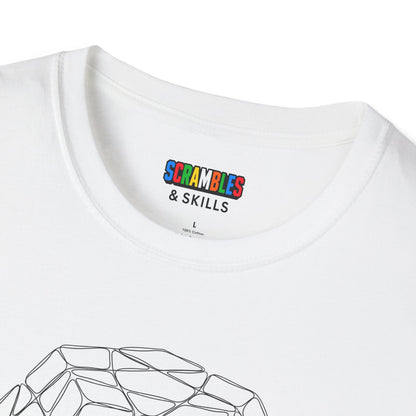Megaminx Doodle - Rubik's Cube Art Unisex Graphic Softstyle T-Shirt