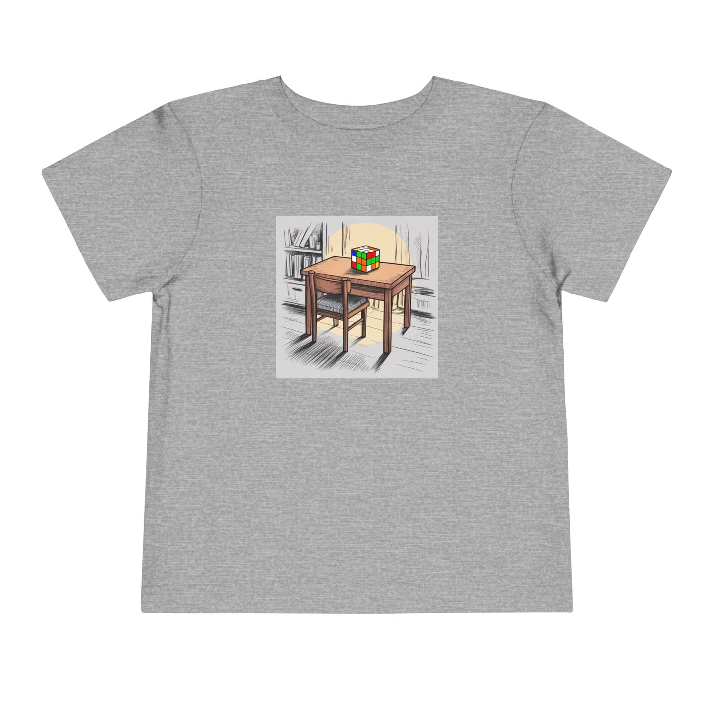 Late Night - Rubik's Cube Art  Toddler Short Sleeve T-Shirt