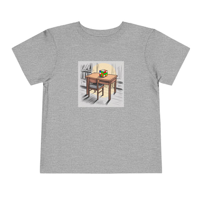 Late Night - Rubik's Cube Art  Toddler Short Sleeve T-Shirt