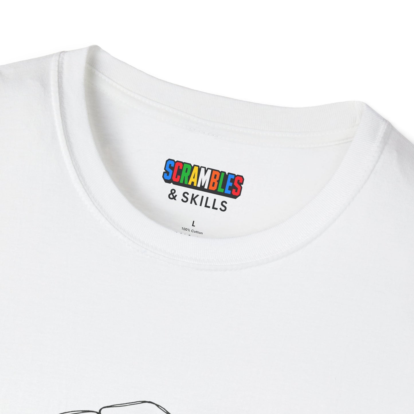 Square-1 Doodle Unisex Graphic Softstyle T-Shirt