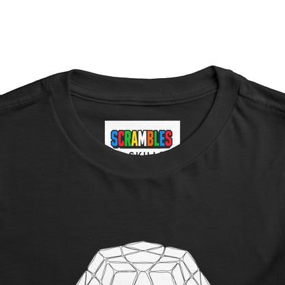 Megaminx Doodle  - Rubik's Cube Art Toddler Short Sleeve T-Shirt