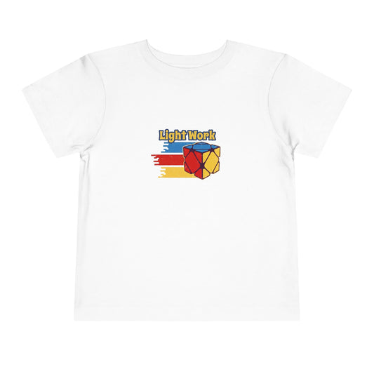 Skewb Light Work Rubiks Cube Art Toddler Short Sleeve T-Shirt