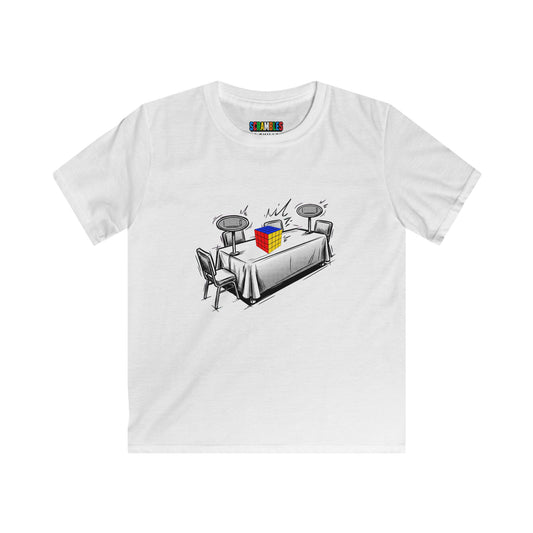 4x4 Comp Day - Rubik's Cube Art  Kids Softstyle Tee