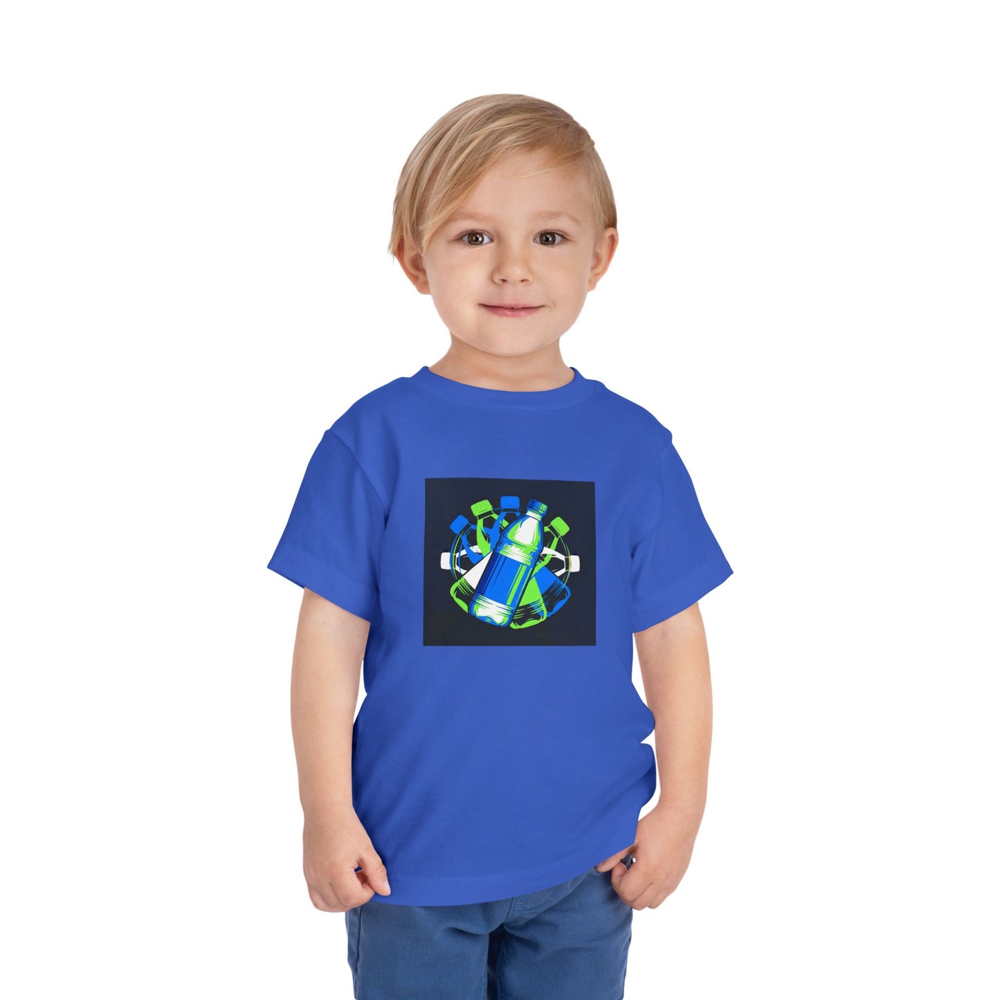 Neon Flip - Trick Shot Toddler Short Sleeve T-Shirt