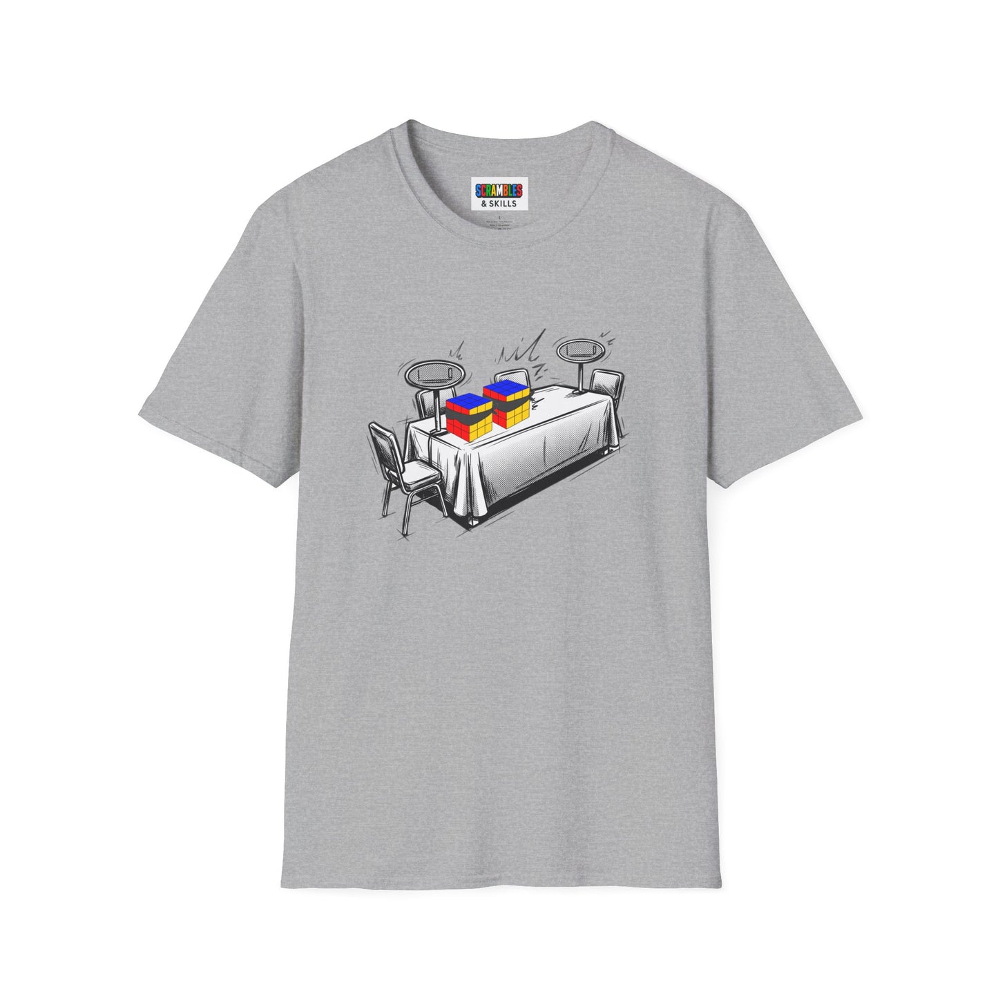 3x3 Multi Blind Comp Day Unisex Graphic Softstyle T-Shirt