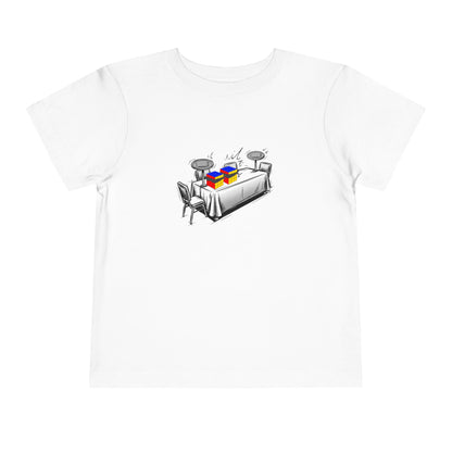 3x3 Multi Blind Comp Day - Rubik's Cube Art  Toddler Short Sleeve T-Shirt