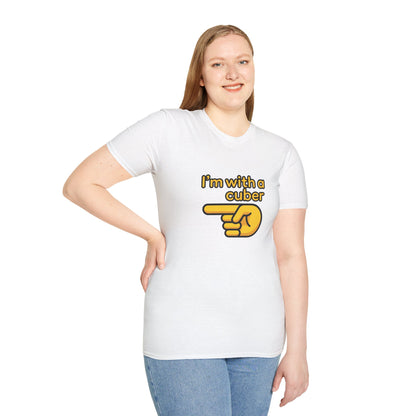 I'm With A Cuber Unisex Graphic Softstyle T-Shirt