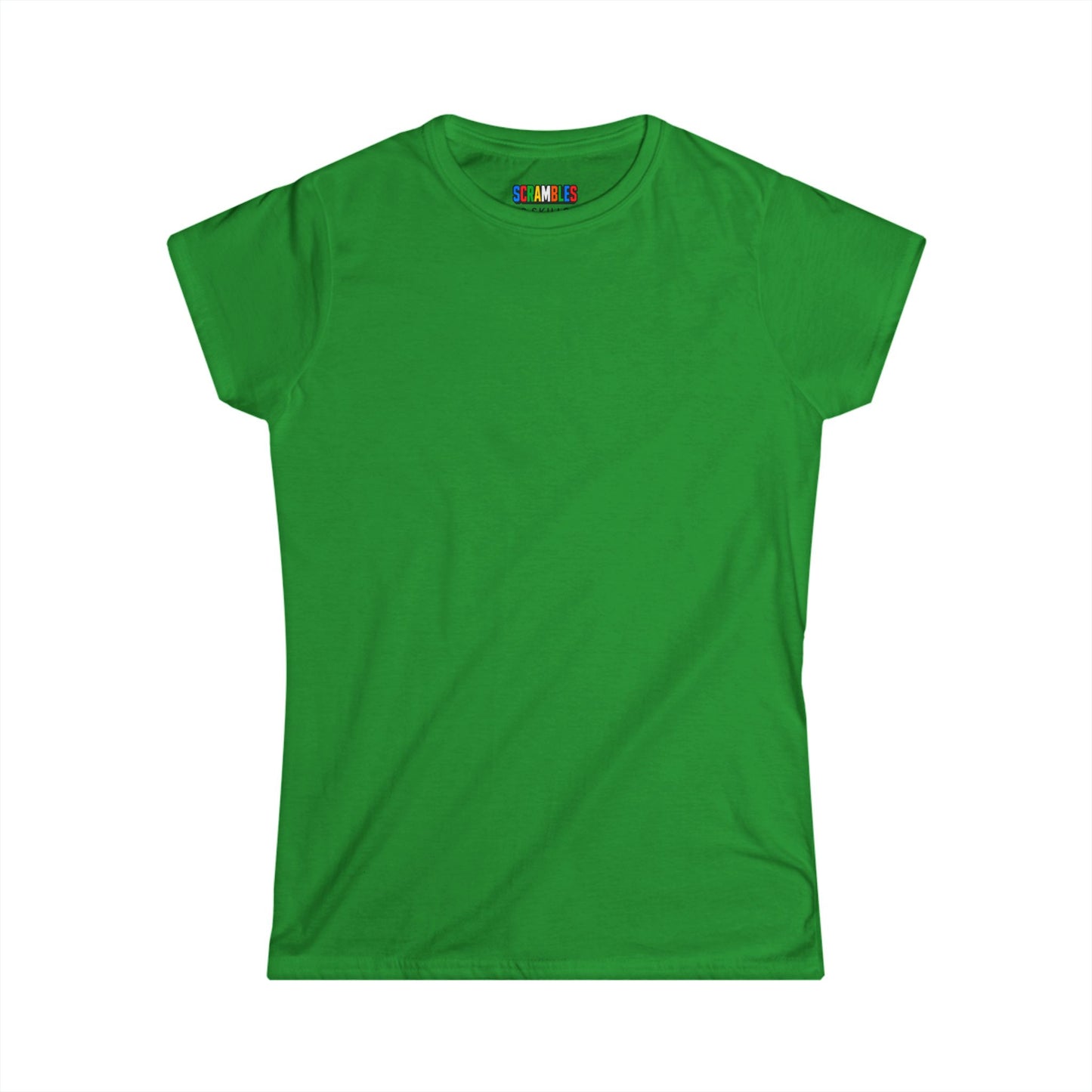 Women's Custom Personal Best  - Rubik's Cube Art  Softstyle T-Shirt