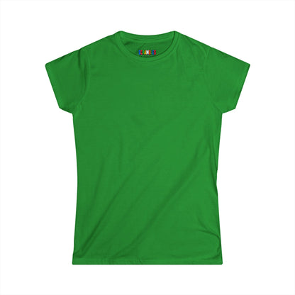Women's Custom Personal Best  - Rubik's Cube Art  Softstyle T-Shirt
