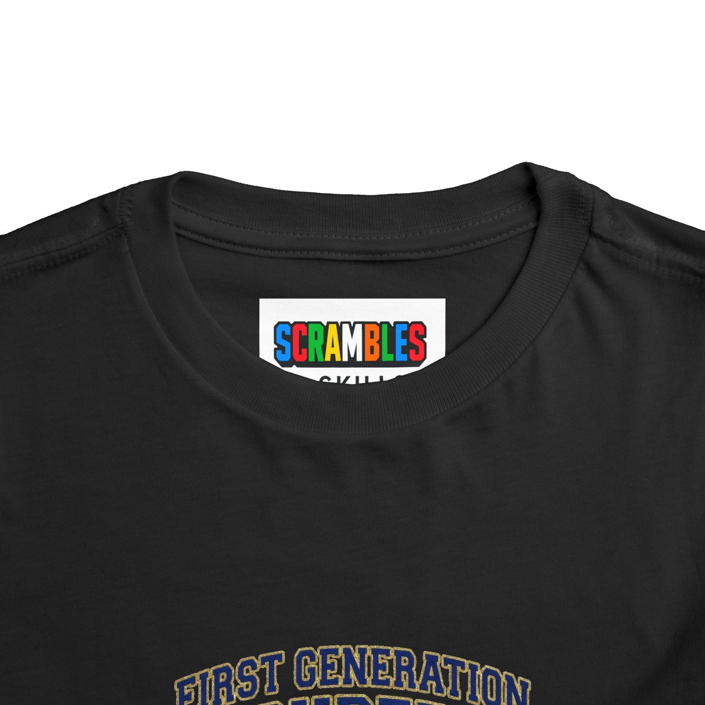 First Generation Cuber Rubiks Cube Art Toddler Short Sleeve T-Shirt