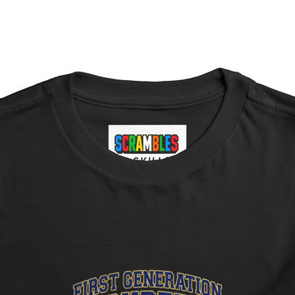 First Generation Cuber Rubiks Cube Art Toddler Short Sleeve T-Shirt