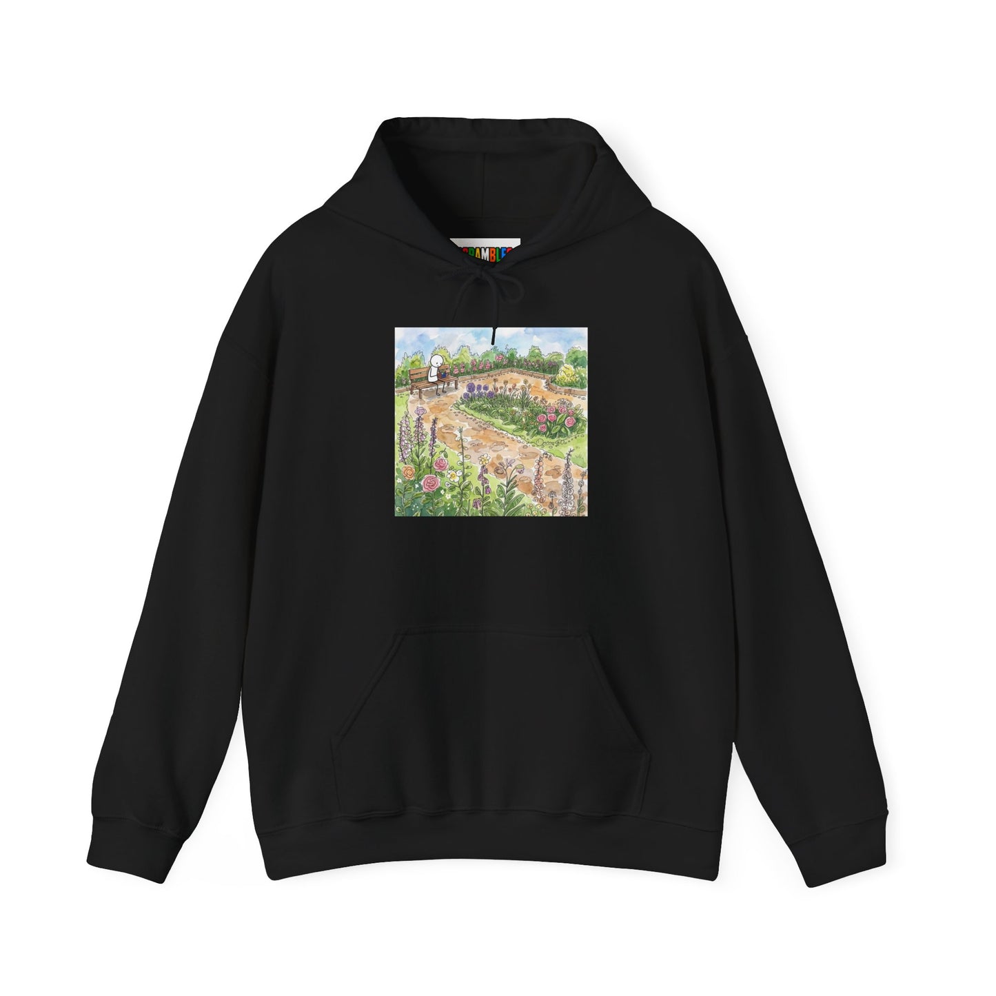 Garden Watercolor  Unisex Heavy Blend™ Hooded Sweatshirt