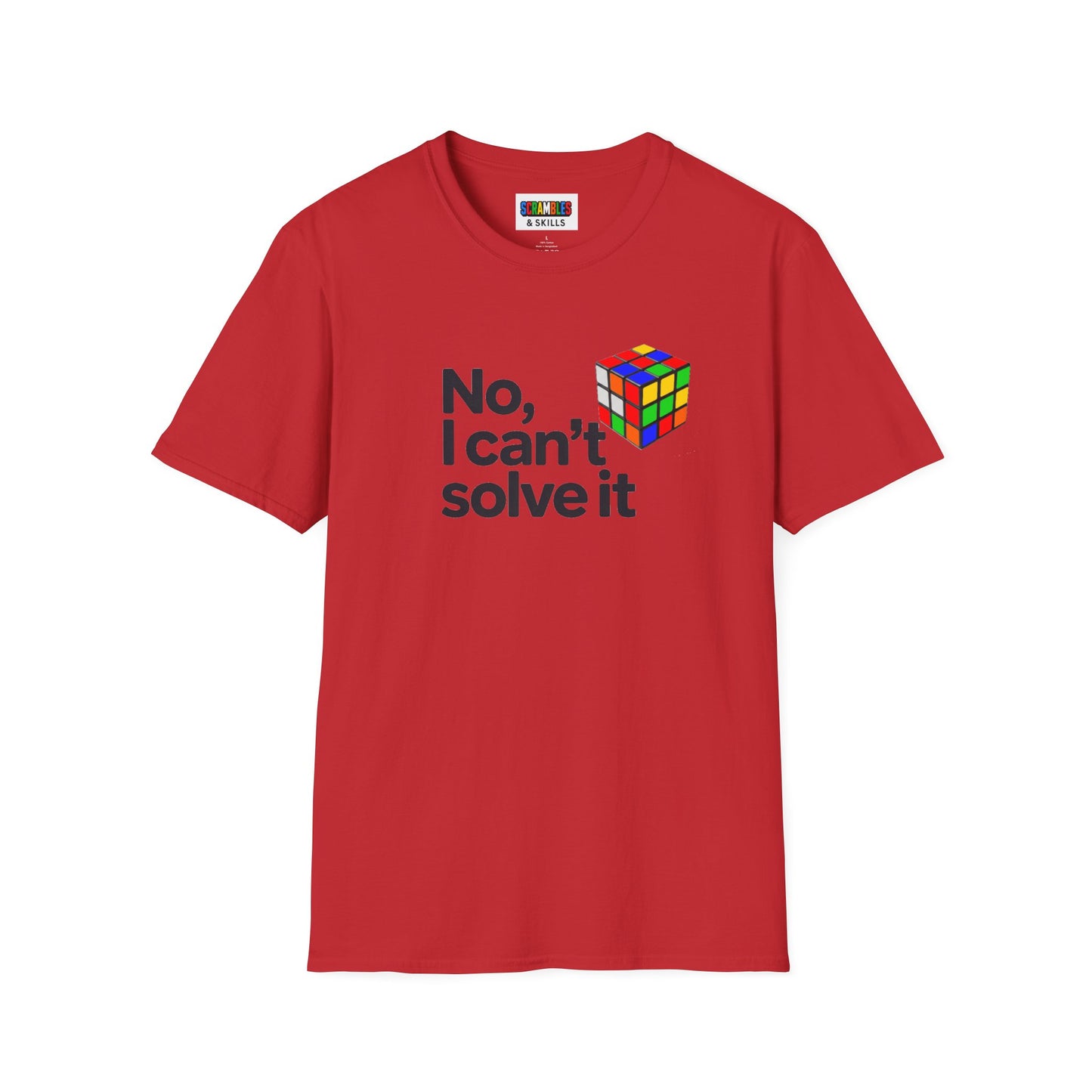 No, I Can't Solve It Unisex Graphic Softstyle T-Shirt