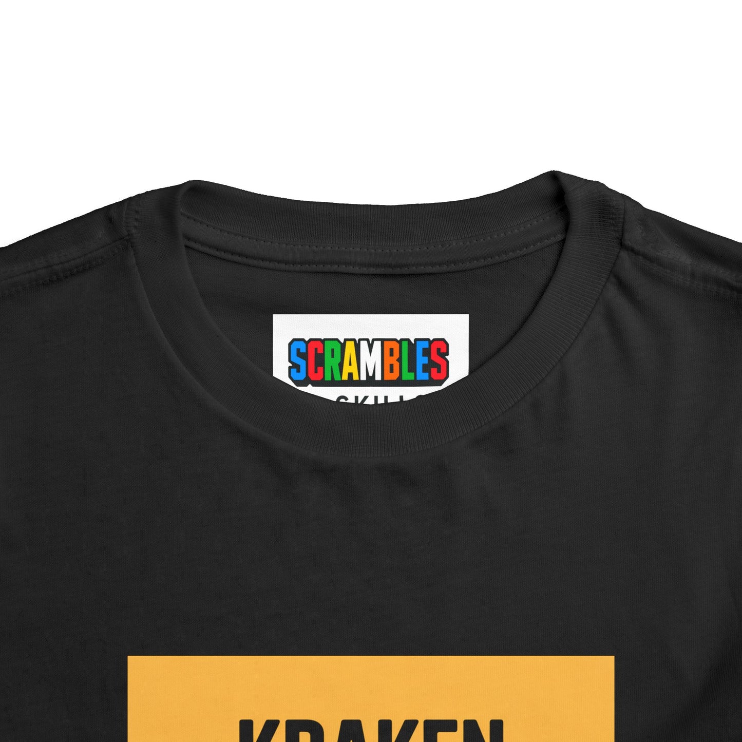 Kraken The Algorithim - Rubiks Cube Toddler Short Sleeve T-Shirt