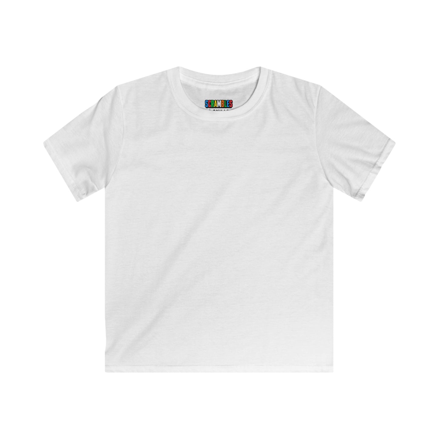 Kids Custom Personal Best  - Rubik's Cube Art Softstyle T-Shirt