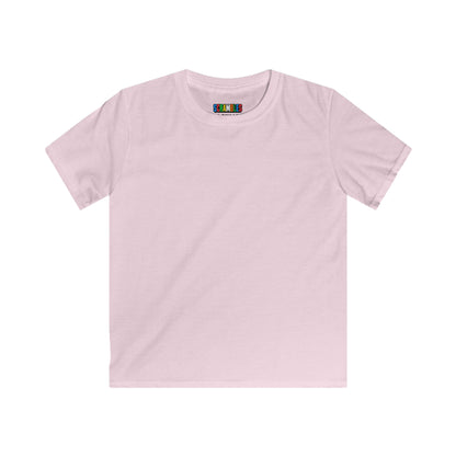 Kids Custom Personal Best  - Rubik's Cube Art Softstyle T-Shirt