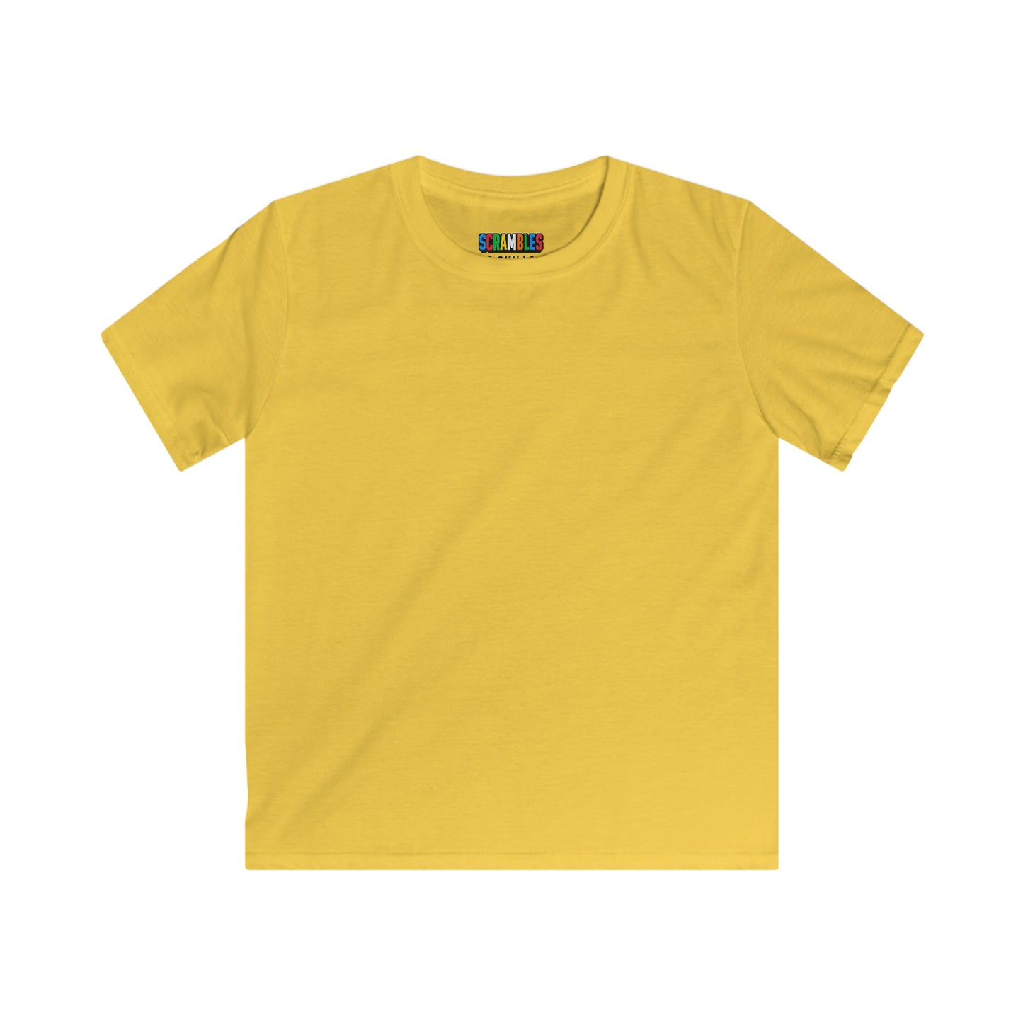 Kids Custom Personal Best  - Rubik's Cube Art Softstyle T-Shirt