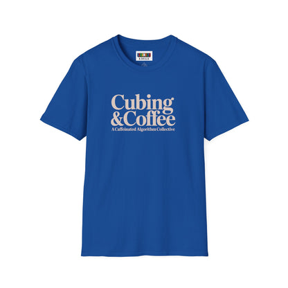 Cubing & Coffee Rubik's Cube Art Unisex Graphic Softstyle T-Shirt
