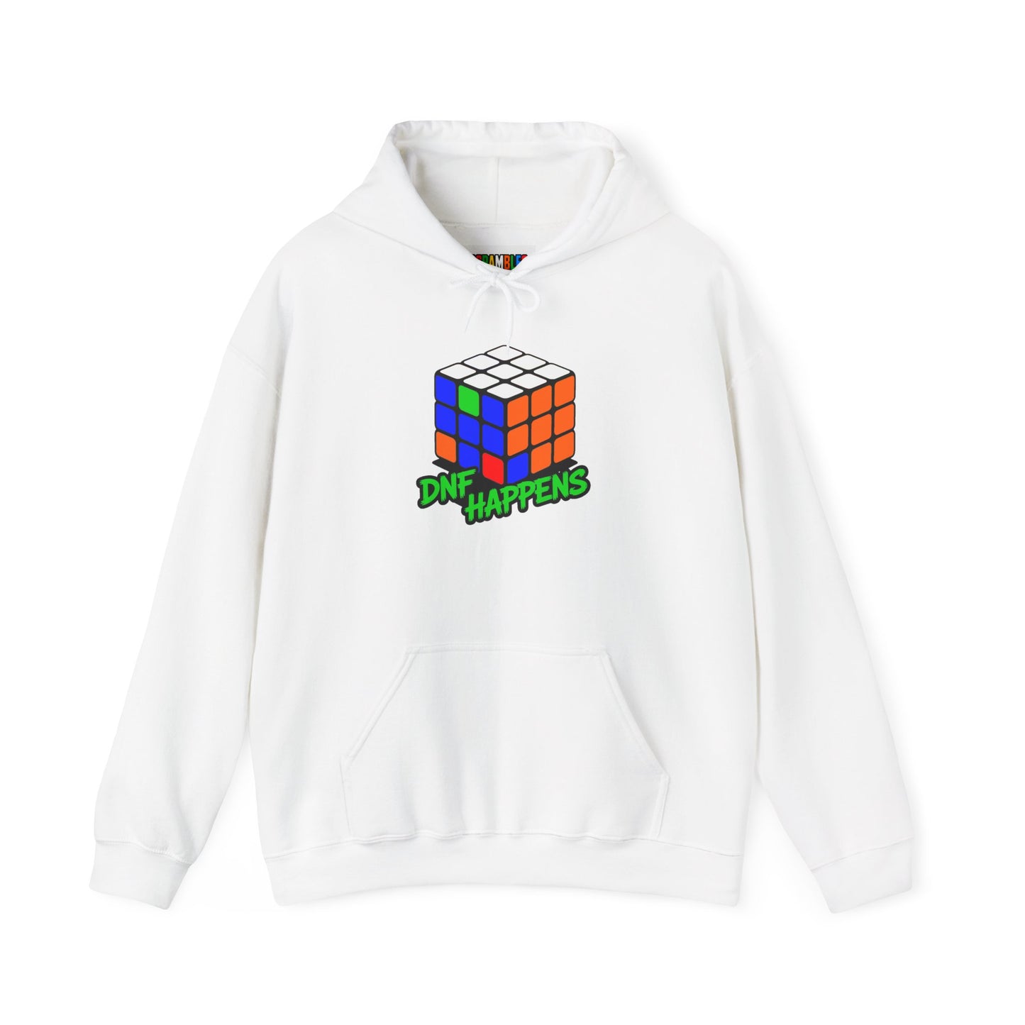 DNF Happens - Rubiks Cube Unisex Heavy Blend™ Hooded Sweatshirt