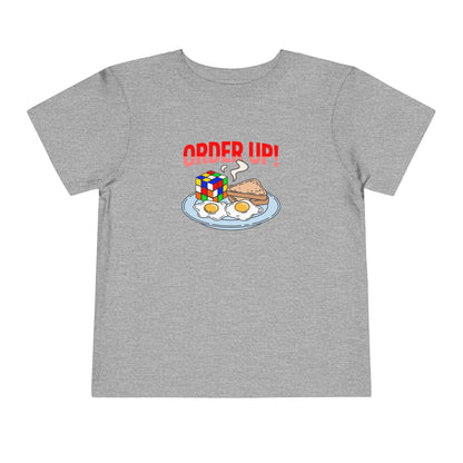 Rubiks' Cube Shirt - Order Up Toddler Short Sleeve T-Shirt| Fun Cubing Tee