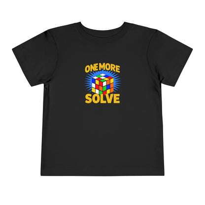 One More Solve - Rubiks Cube Toddler Short Sleeve T-Shirt