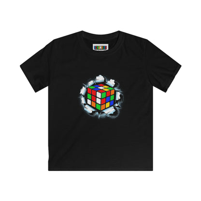 Crashing Out - Rubiks Cube Kids Softstyle Tee