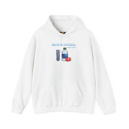 1 - 100 Potential Trick Shot Bottle Flipping Art Unisex Heavy Blend™ Hooded Sweatshirt