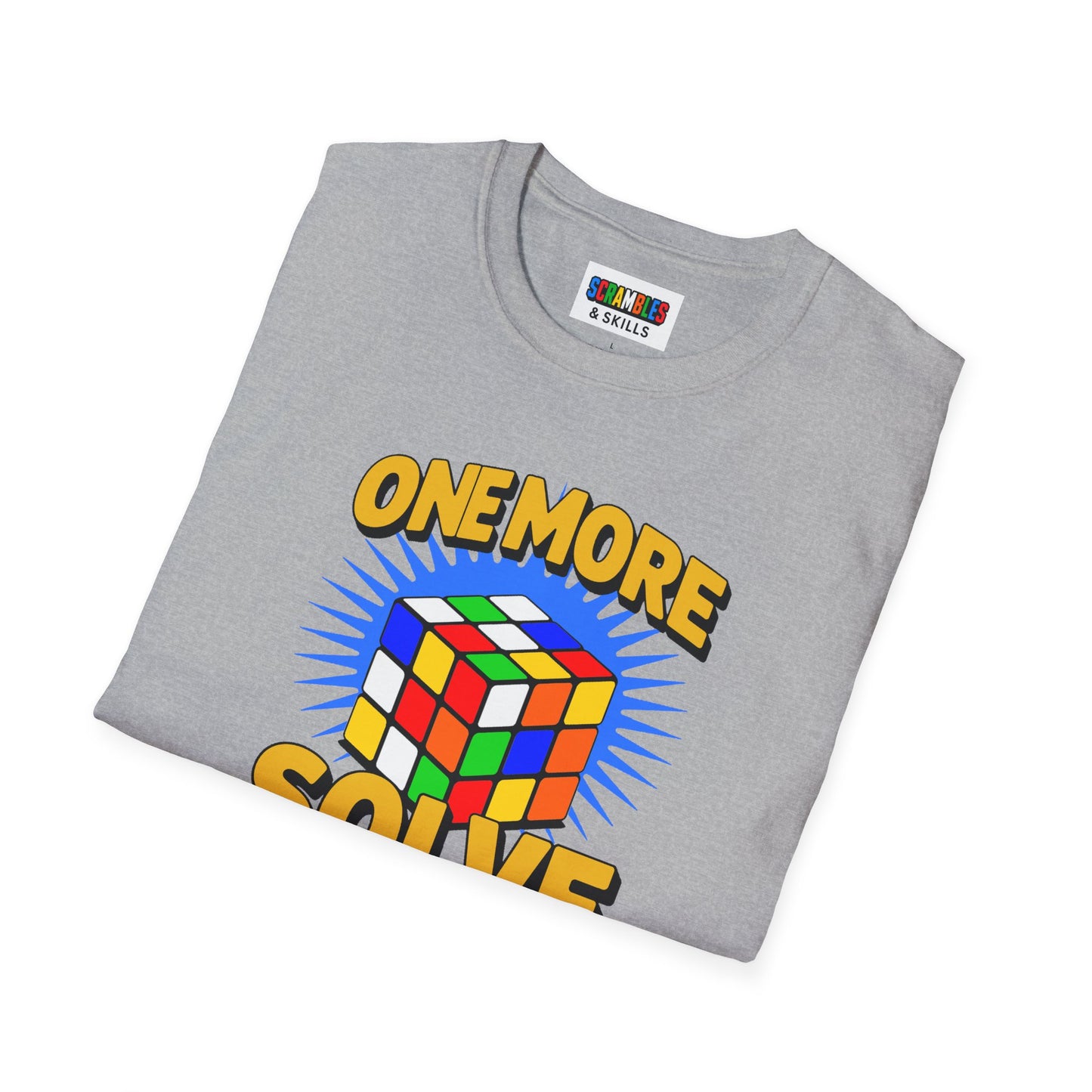 One More Solve - Rubiks Cube Unisex Graphic Softstyle T-Shirt