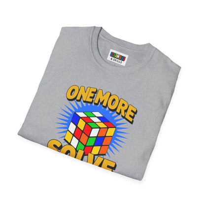 One More Solve - Rubiks Cube Unisex Graphic Softstyle T-Shirt