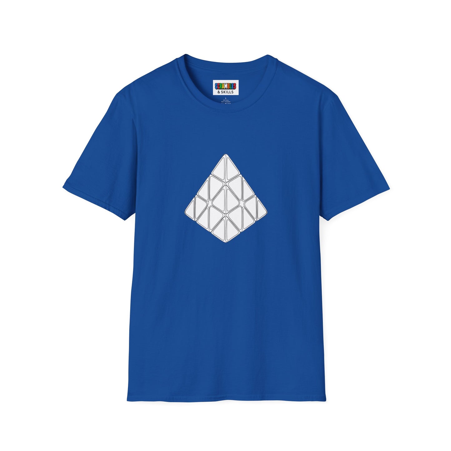 Pyraminx Doodle  - Rubik's Cube Art Unisex Graphic Softstyle T-Shirt