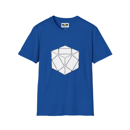 Skewb Doodle Unisex Graphic Softstyle T-Shirt