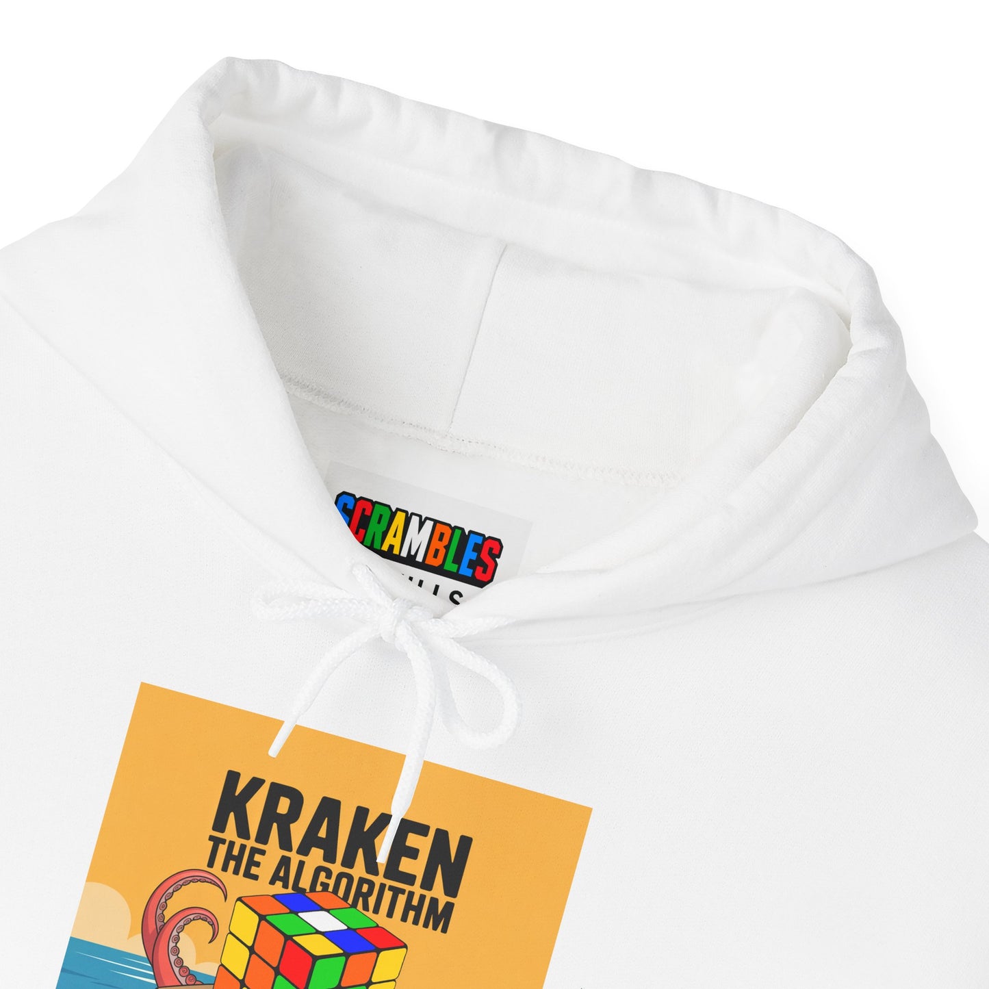 Kraken The Algorithim - Rubiks Cube Unisex Heavy Blend™ Hooded Sweatshirt