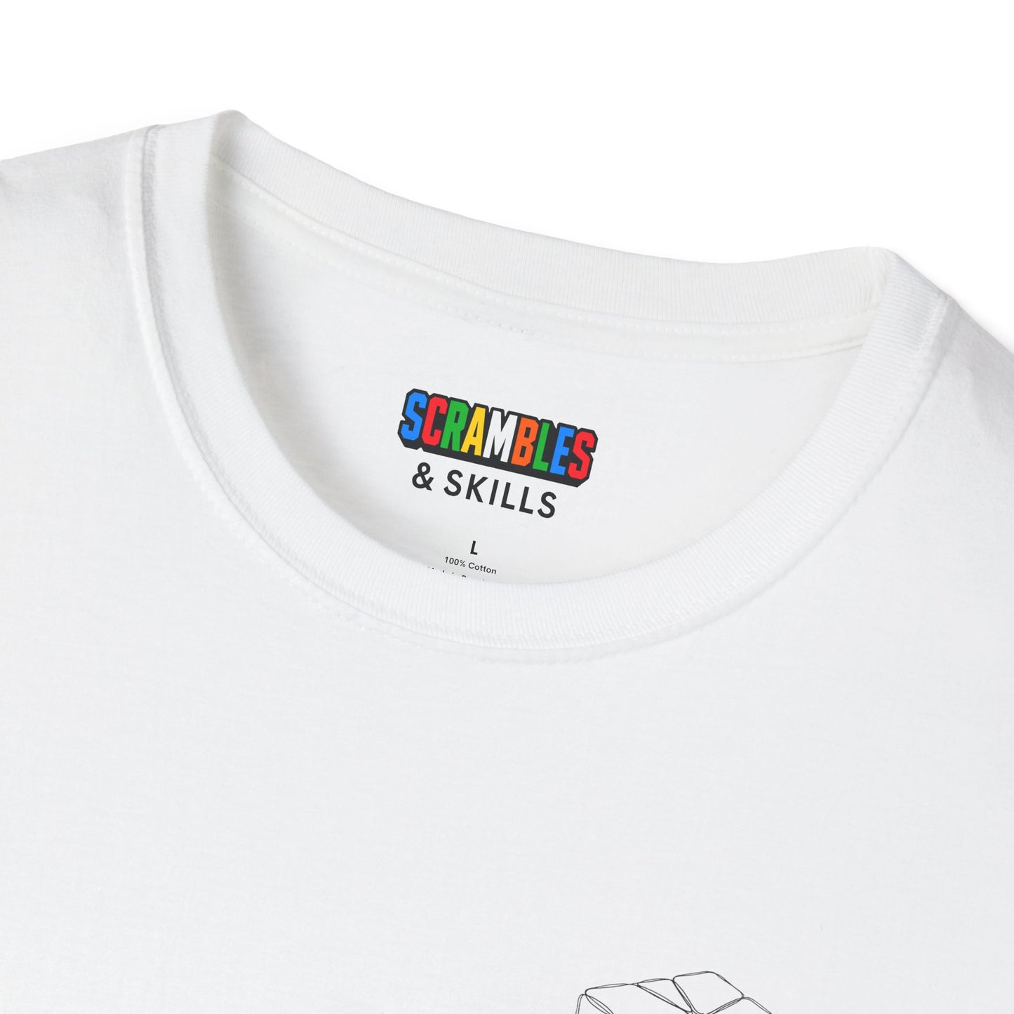 Square-1 Doodle (Subtle) Unisex Graphic Softstyle T-Shirt