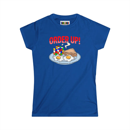 Rubiks' Cube Shirt - Order Up Women's Softstyle T-Shirt | Fun Cubing Tee