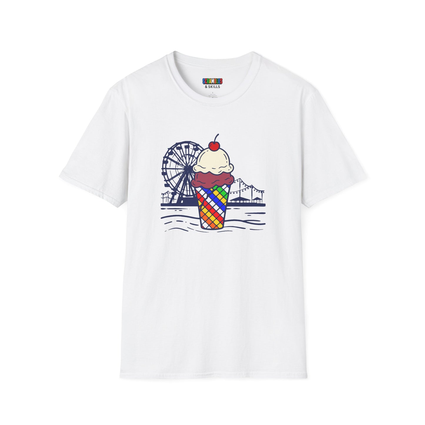 Rubik's Cube Shirt - Sweet Solves Unisex Graphic Softstyle T-Shirt| Fun Cubing Tee