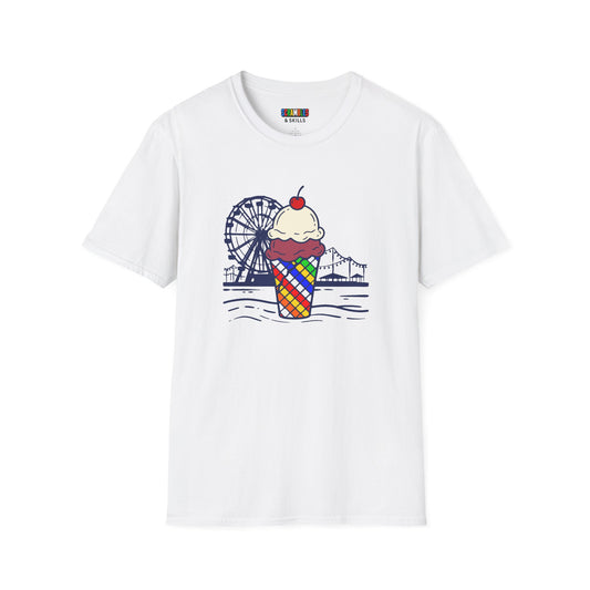 Rubik's Cube Shirt - Sweet Solves Unisex Graphic Softstyle T-Shirt| Fun Cubing Tee