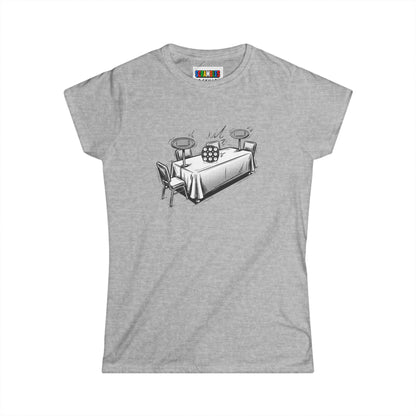 Clock Comp Day  - Rubik's Cube Art Women's Softstyle T-Shirt