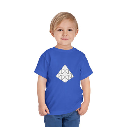 Pyraminx Doodle  - Rubik's Cube Art Toddler Short Sleeve T-Shirt