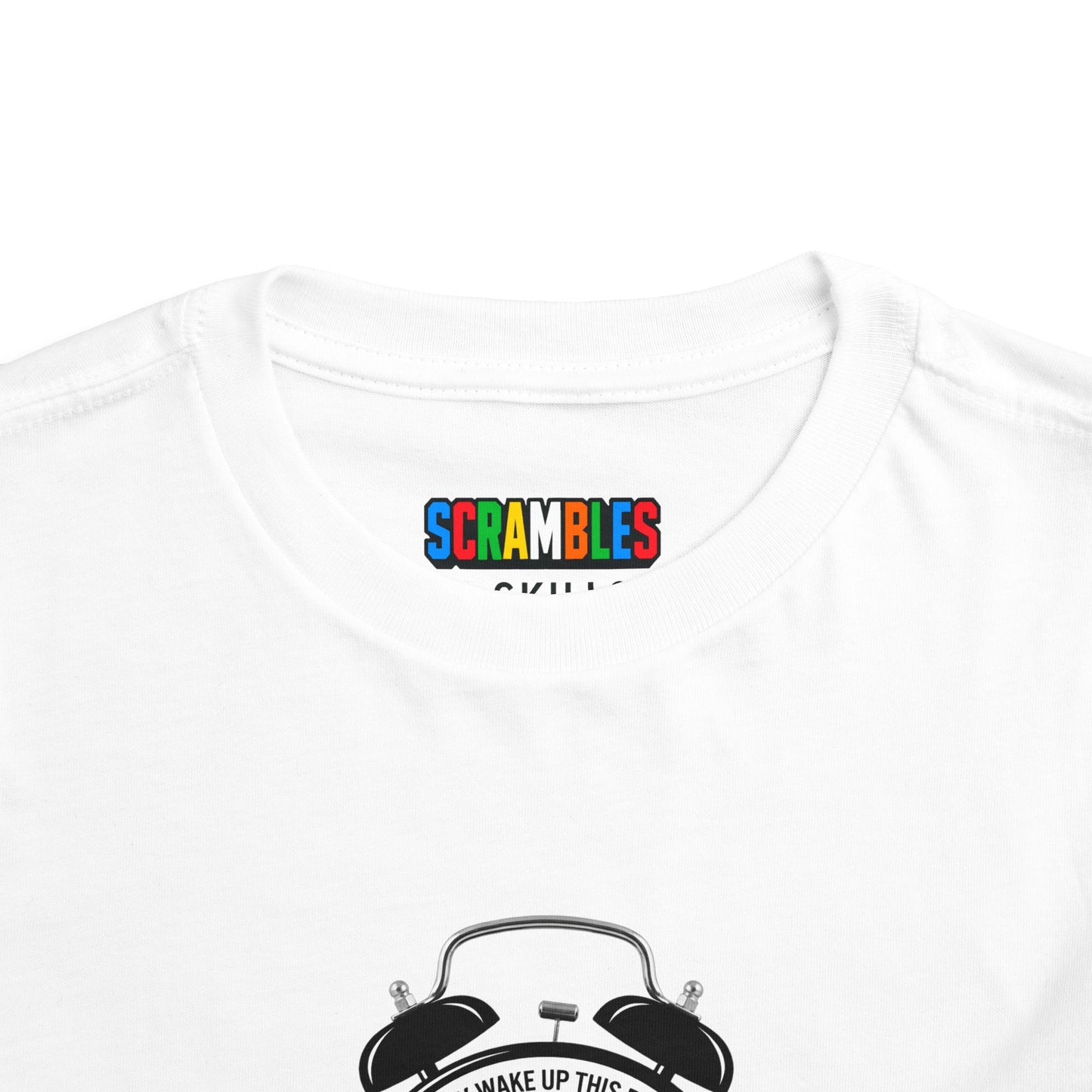 Wake Up  - Rubik's Cube Art Toddler Short Sleeve T-Shirt