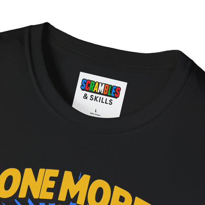 ⚡ Express - One More Solve - Rubiks Cube Unisex Graphic Softstyle T-Shirt