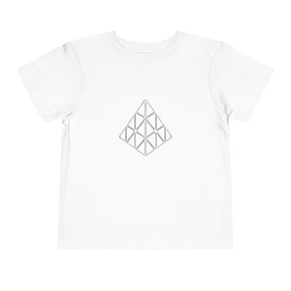Pyraminx Doodle  - Rubik's Cube Art Toddler Short Sleeve T-Shirt