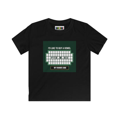 Pyraminx Vowel  - Rubik's Cube Art Kids Softstyle Tee