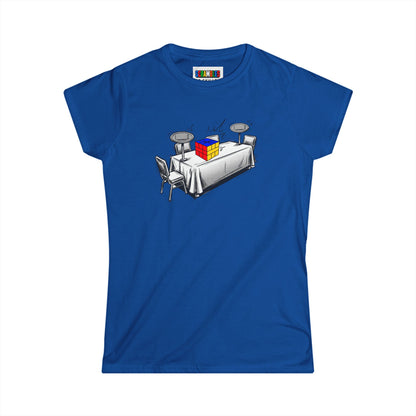 Square 1 Comp Day - Rubik's Cube Art  Women's Softstyle T-Shirt